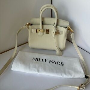 Cream Mille Handbag